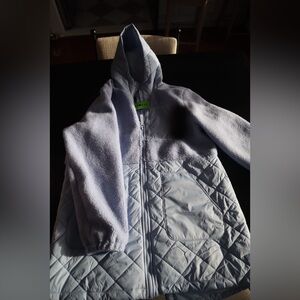 Lands' End Women’s Light Blue Quilted Puffer Jacket